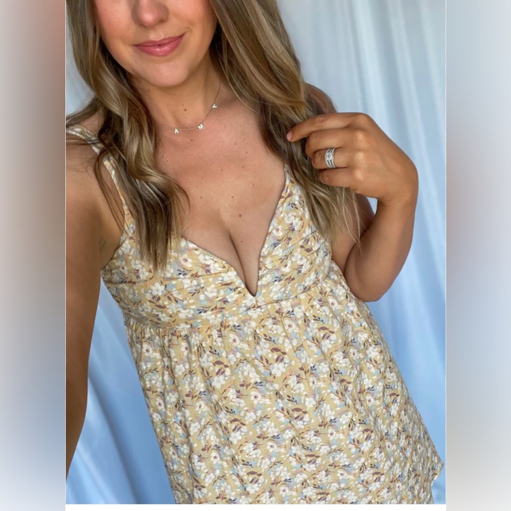 Yellow Floral Sundress